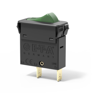 Typ 3130-F von E-T-A: Ein- bis dreipolige Kombination Schutzschalter/Ein-Aus-Schalter oder Taster mit Schaltwippe